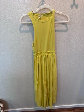 Yellow Sleeveless Maxi Dress